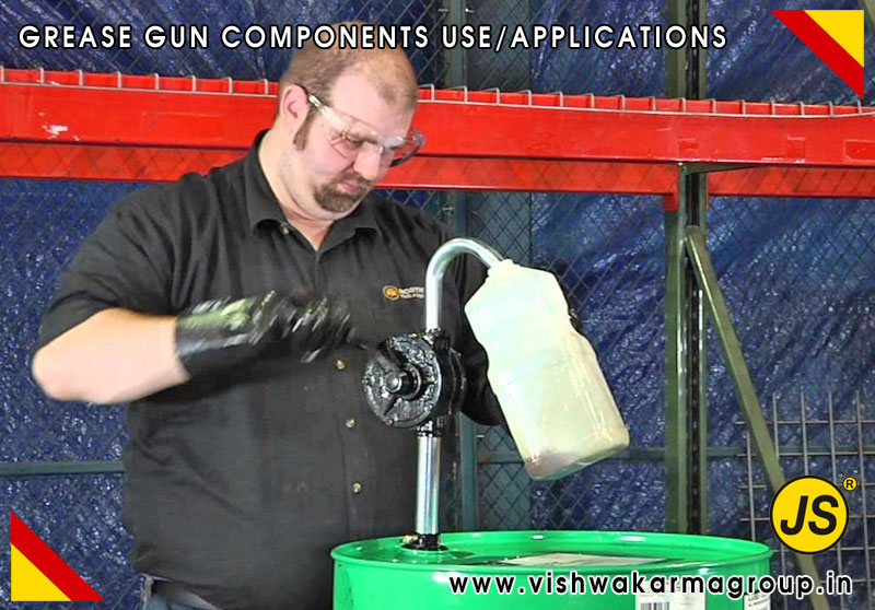 Grease Gun Components and Lubricating Equipments Uses & Applications