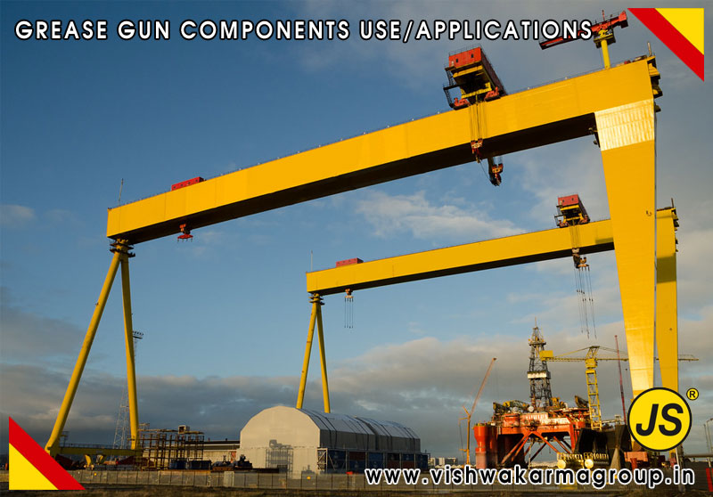 Grease Gun Components and Lubricating Equipments Uses & Applications